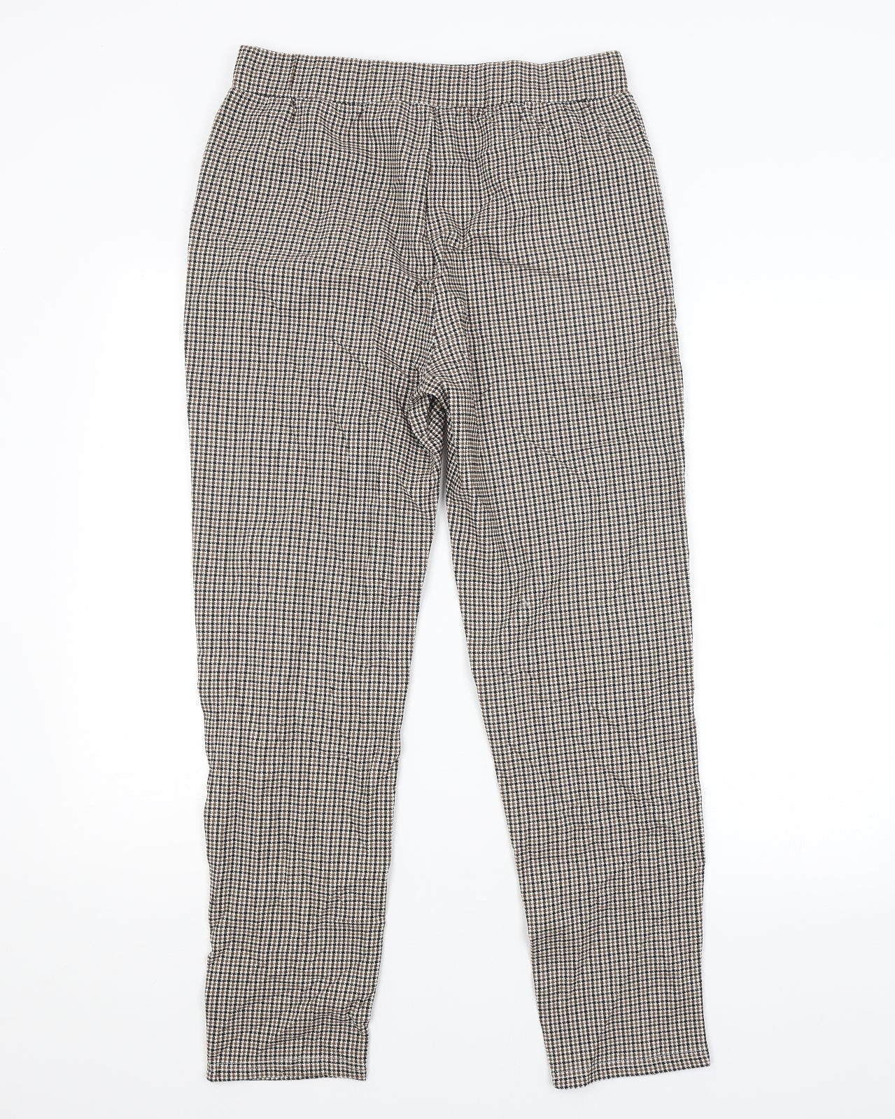 SheIn Womens Multicoloured Check  Trousers  Size L L27 in