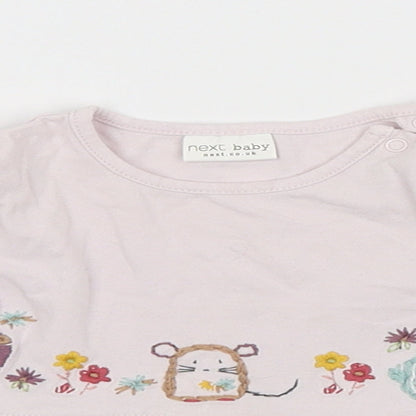 NEXT Girls Pink   Basic Blouse Size 0-3 Months