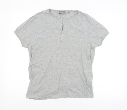 SCOTT & LEE Womens Grey   Basic T-Shirt Size S