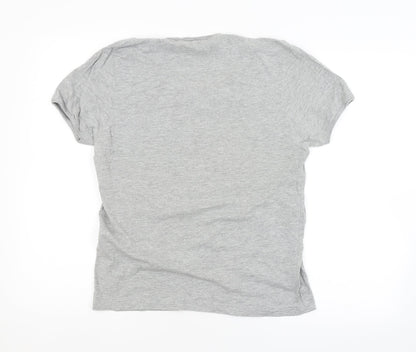 SCOTT & LEE Womens Grey   Basic T-Shirt Size S