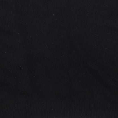 Womens UK Size M H&M Black Cardigan Jumper