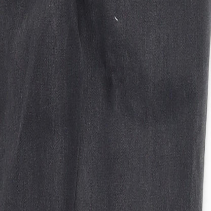 PRETTYLITTLETHING Womens Grey  Denim Skinny Jeans Size 12 L27 in