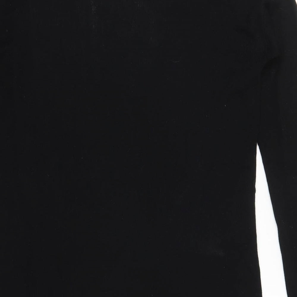 C&A Womens Black  Knit Cardigan Jumper Size S