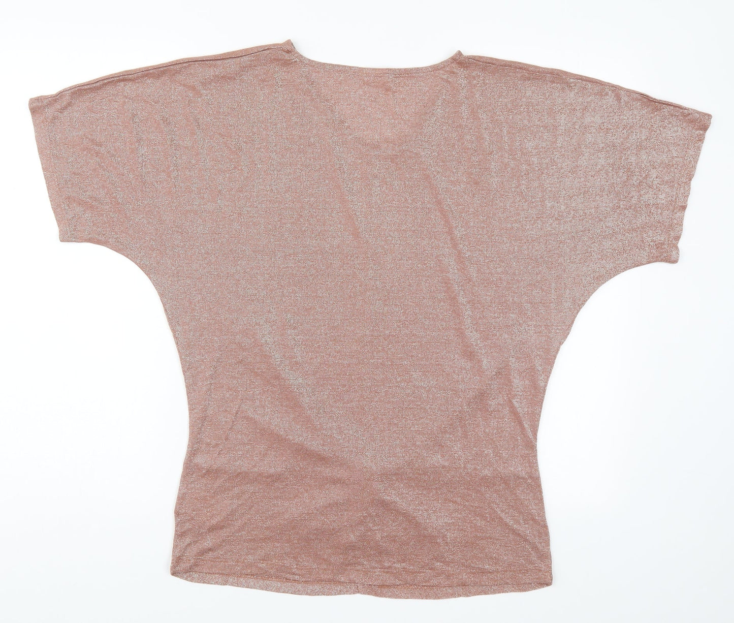 Womens UK Size 14 Damart Pink Basic T-Shirt