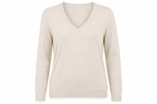 Womens UK Size 16 South Beige Pullover Jumper