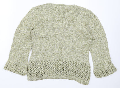 Georgina B Womens Green  Knit Pullover Jumper Size 12  - Shells