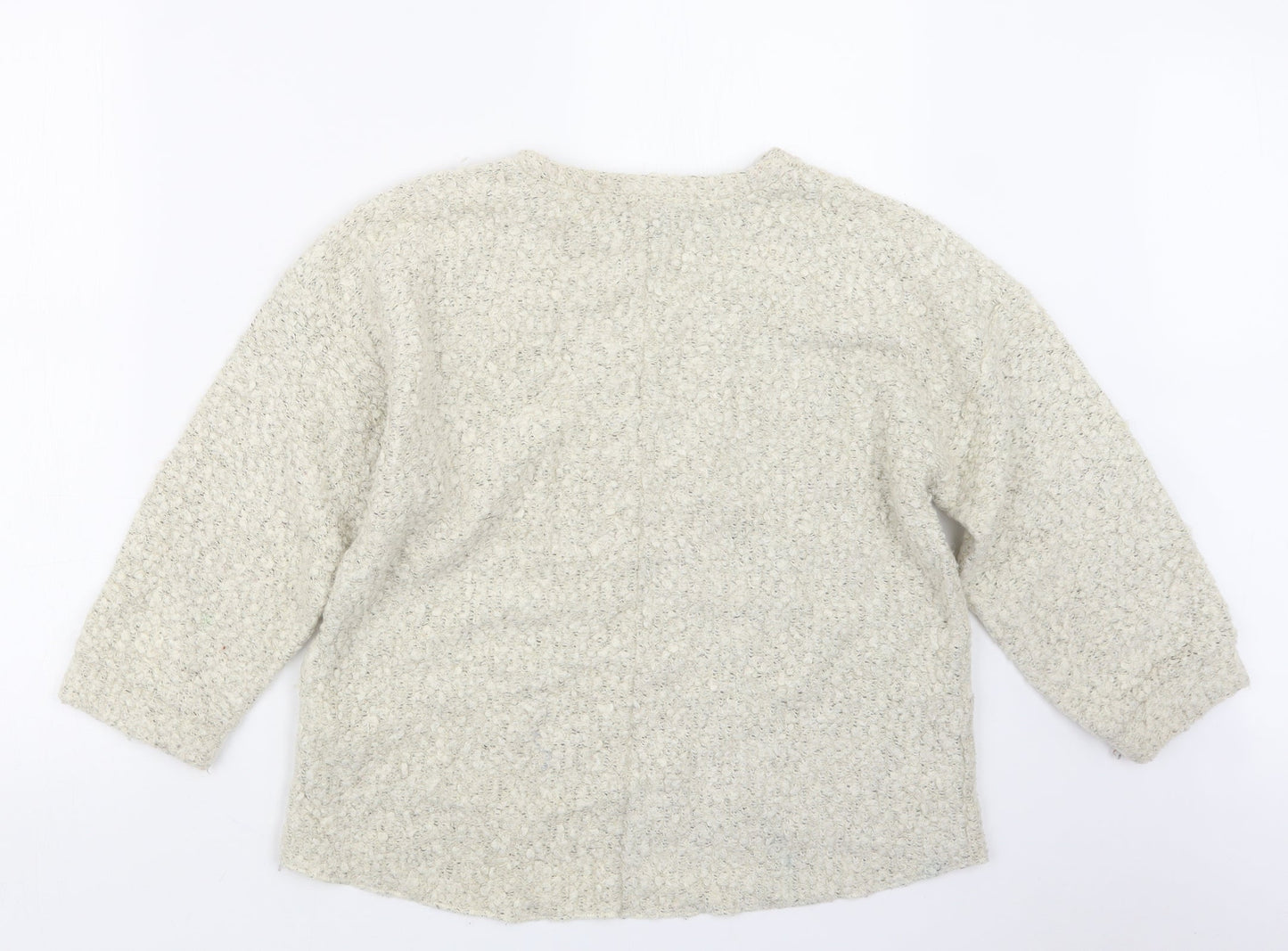 Womens UK Size 12 Topshop Beige Pullover Jumper