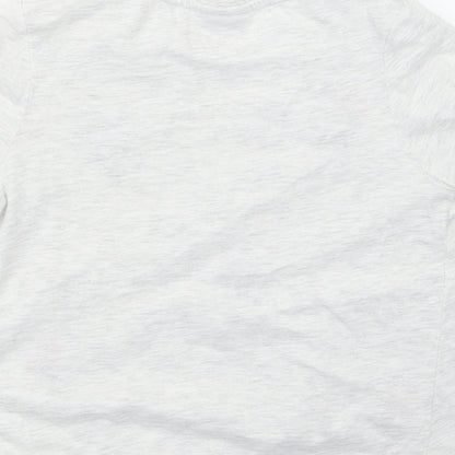 Matalan Girls Grey   Basic T-Shirt Size 9 Years
