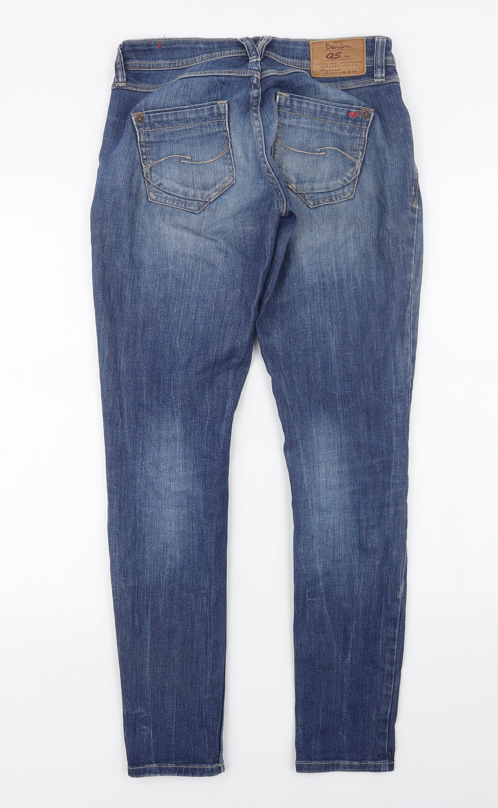 S. Oliver Womens Blue  Denim Straight Jeans Size 28 L28 in