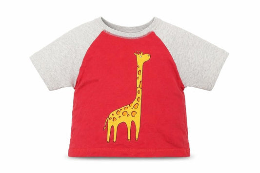 NEXT Boys Red Geometric  Babydoll Pyjama Top Size 12-18 Months