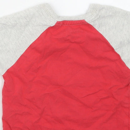 NEXT Boys Red Geometric  Babydoll Pyjama Top Size 12-18 Months