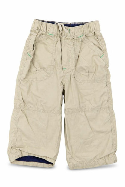 TU Boys Beige   Cargo Trousers Size 12-18 Months