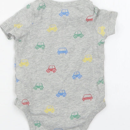 Gap Boys Grey Geometric  Babygrow One-Piece Size 3-6 Months