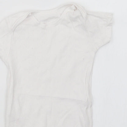 TU Baby White   Babygrow One-Piece Size 18-24 Months