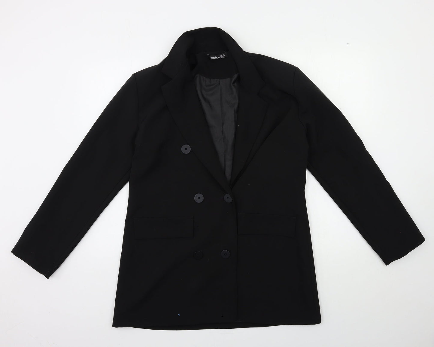 Boohoo Womens Black   Jacket Blazer Size 10