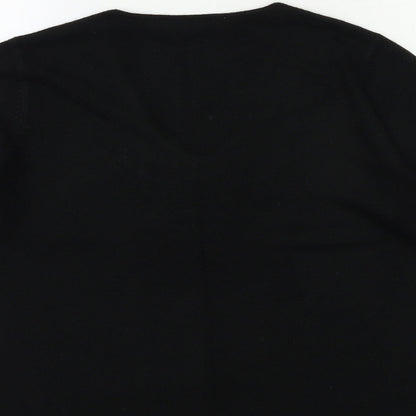 Womens UK Size 12 BHS Black Pullover Jumper