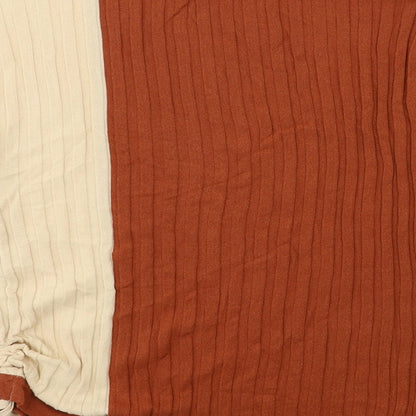 Womens UK Size M Marks and Spencer Brown Pullover Jumper