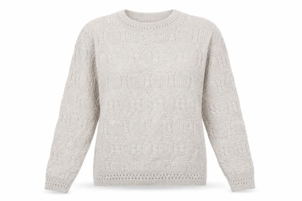 Womens UK Size 14 Beaumonde Grey Pullover Jumper