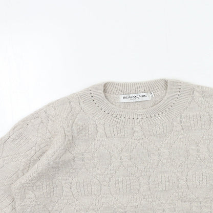 Womens UK Size 14 Beaumonde Grey Pullover Jumper