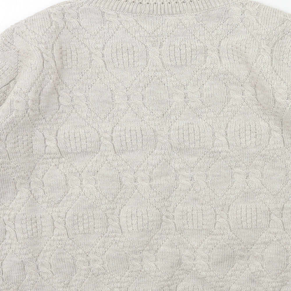 Womens UK Size 14 Beaumonde Grey Pullover Jumper