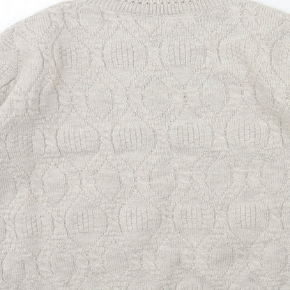 Womens UK Size 14 Beaumonde Grey Pullover Jumper
