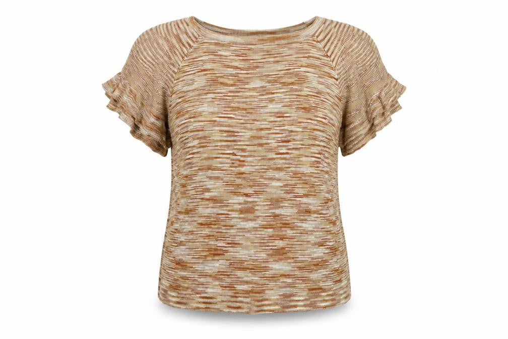 Womens UK Size 18 ET VOUS Brown Pullover Jumper