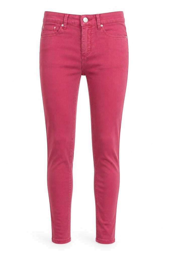 Womens UK Size 26 in Topshop Regular Fit Skinny Pink Jeans