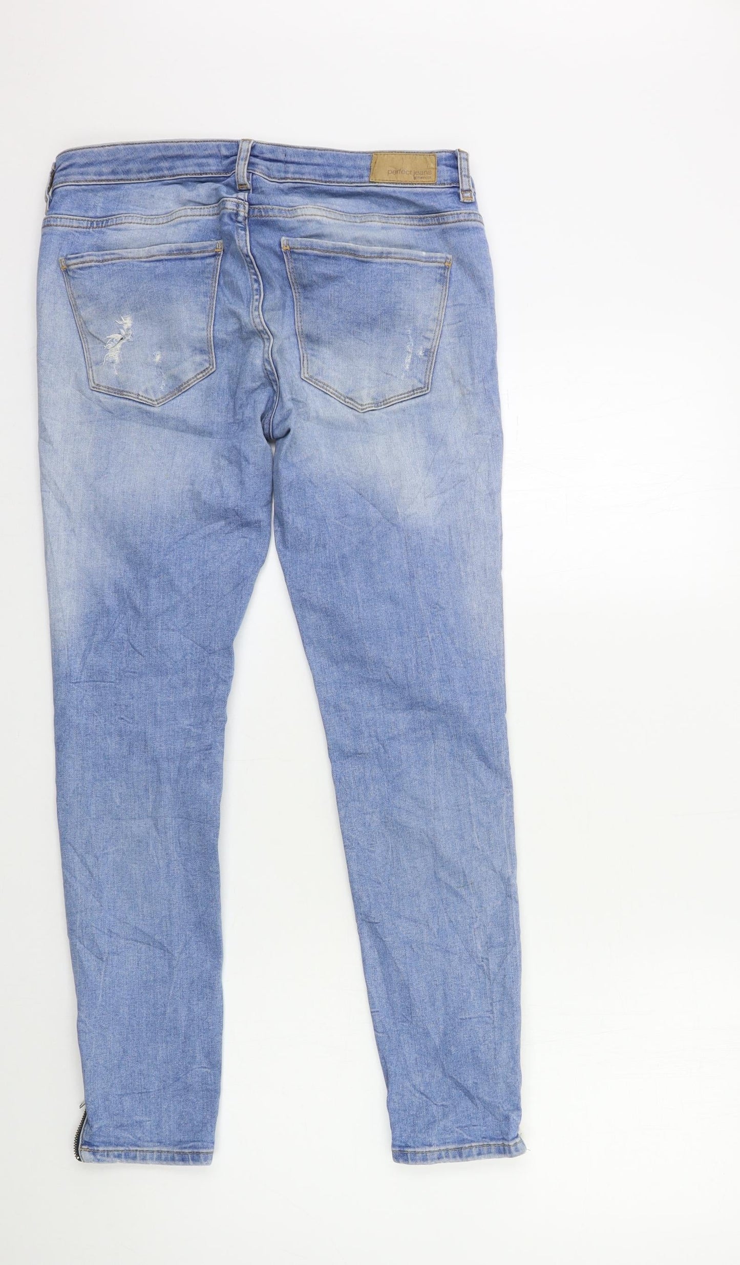 Womens UK Size 30 in Gina Tricot Regular Fit Skinny Blue Jeans