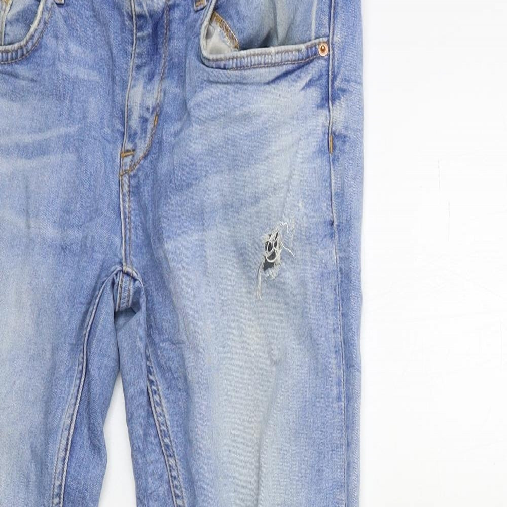Womens UK Size 30 in Gina Tricot Regular Fit Skinny Blue Jeans