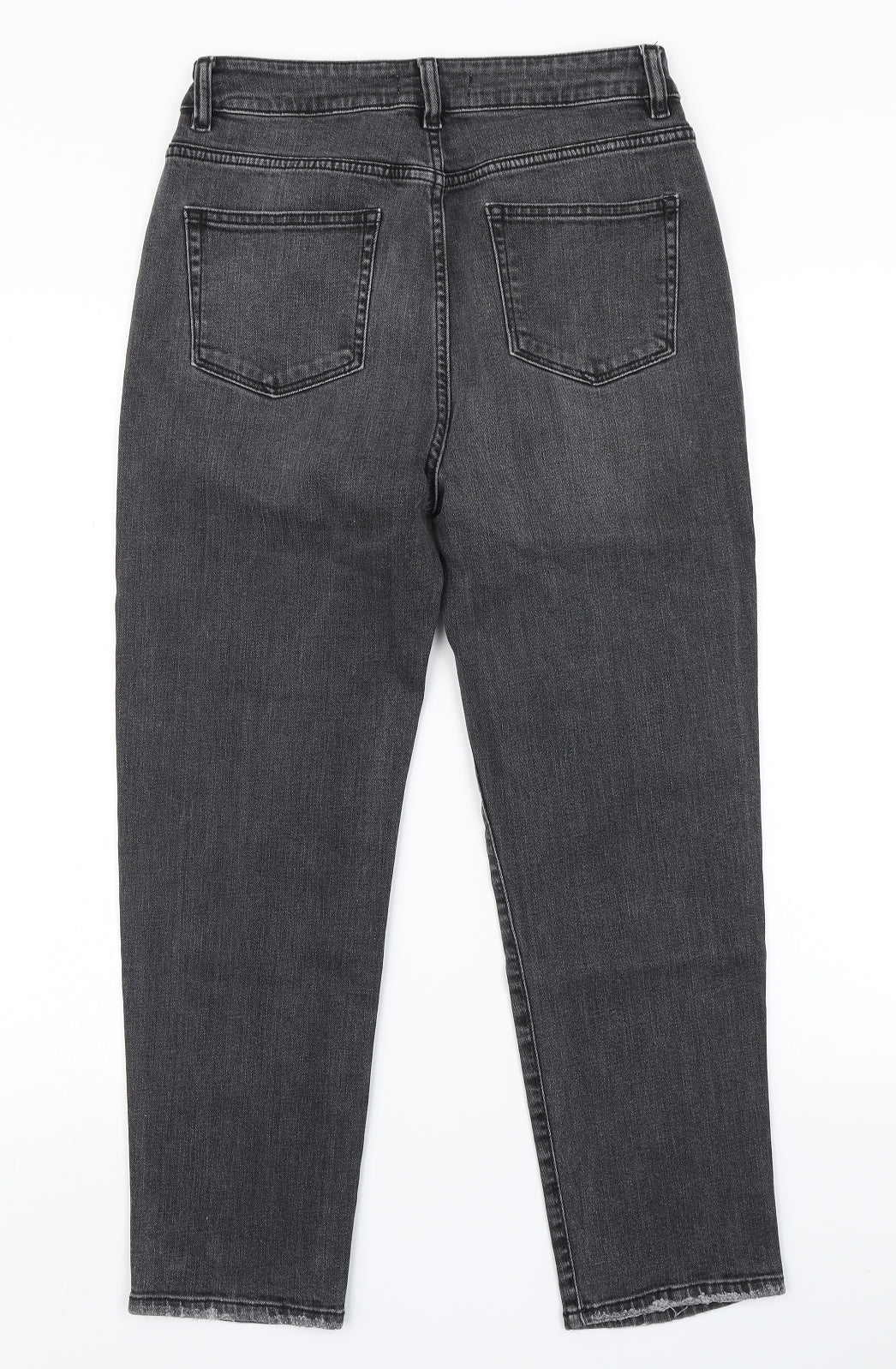 Red Herring Womens Grey  Denim Straight Jeans Size 8 L23 in