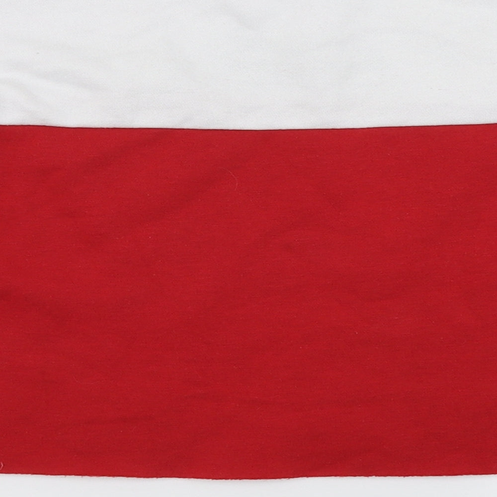 915 Generation Girls Red Colourblock  Pullover Sweatshirt Size 12-13 Years  - Cropped