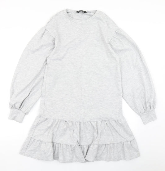 Dorothy Perkins Womens Grey   A-Line  Size 12