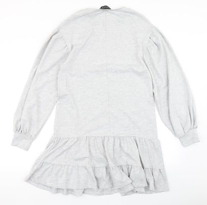 Dorothy Perkins Womens Grey   A-Line  Size 12
