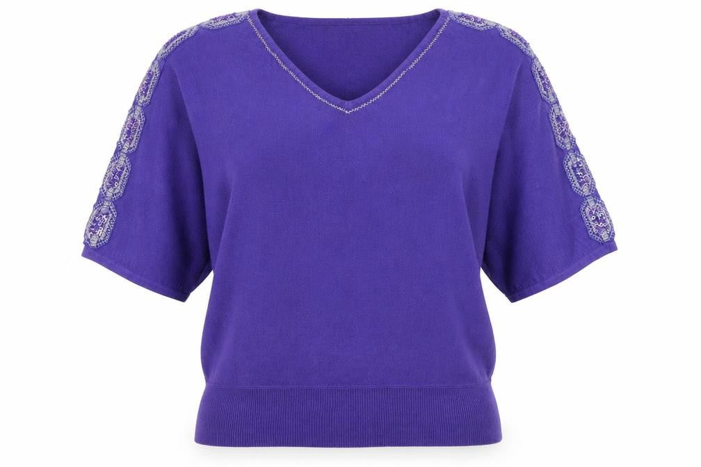 Womens UK Size 12 BHS Purple Pullover Jumper