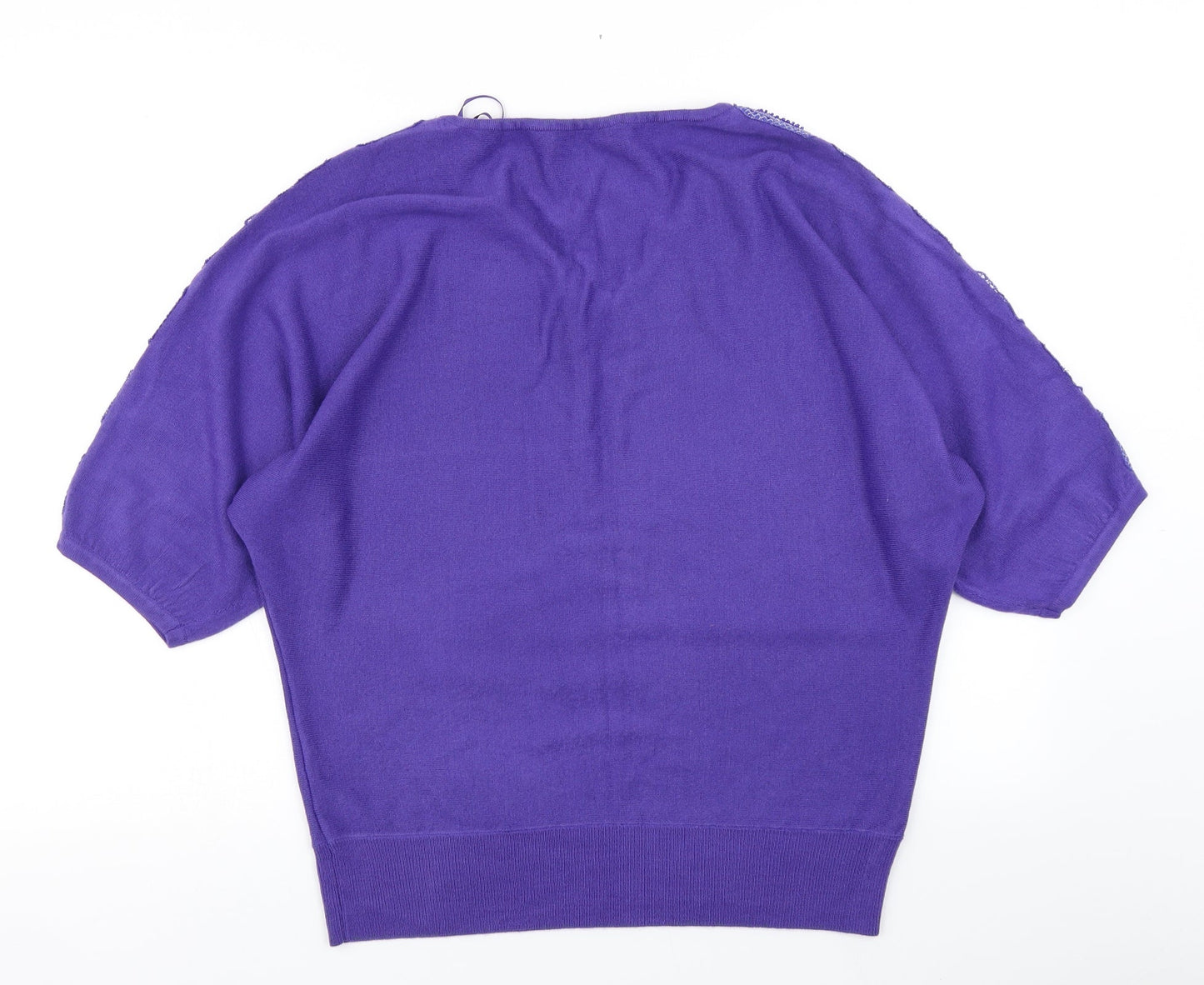 Womens UK Size 12 BHS Purple Pullover Jumper
