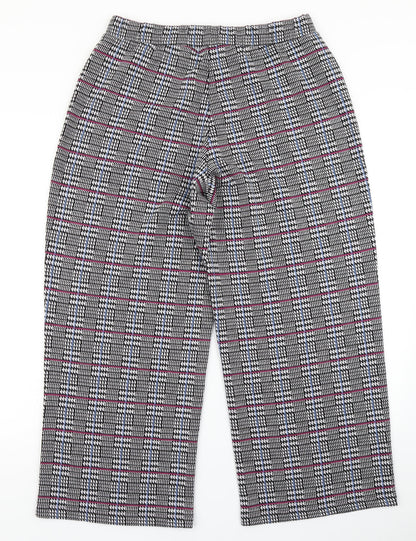 Aniston Womens Black Houndstooth  Trousers  Size 16 L24 in