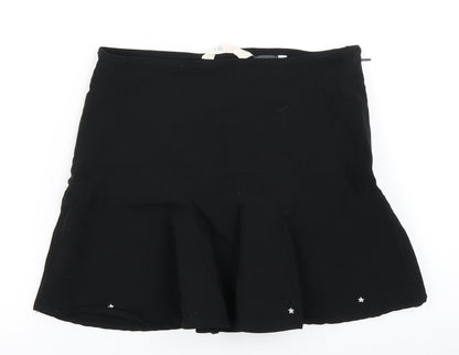H&M Girls Black   Pleated Skirt Size 15 Years