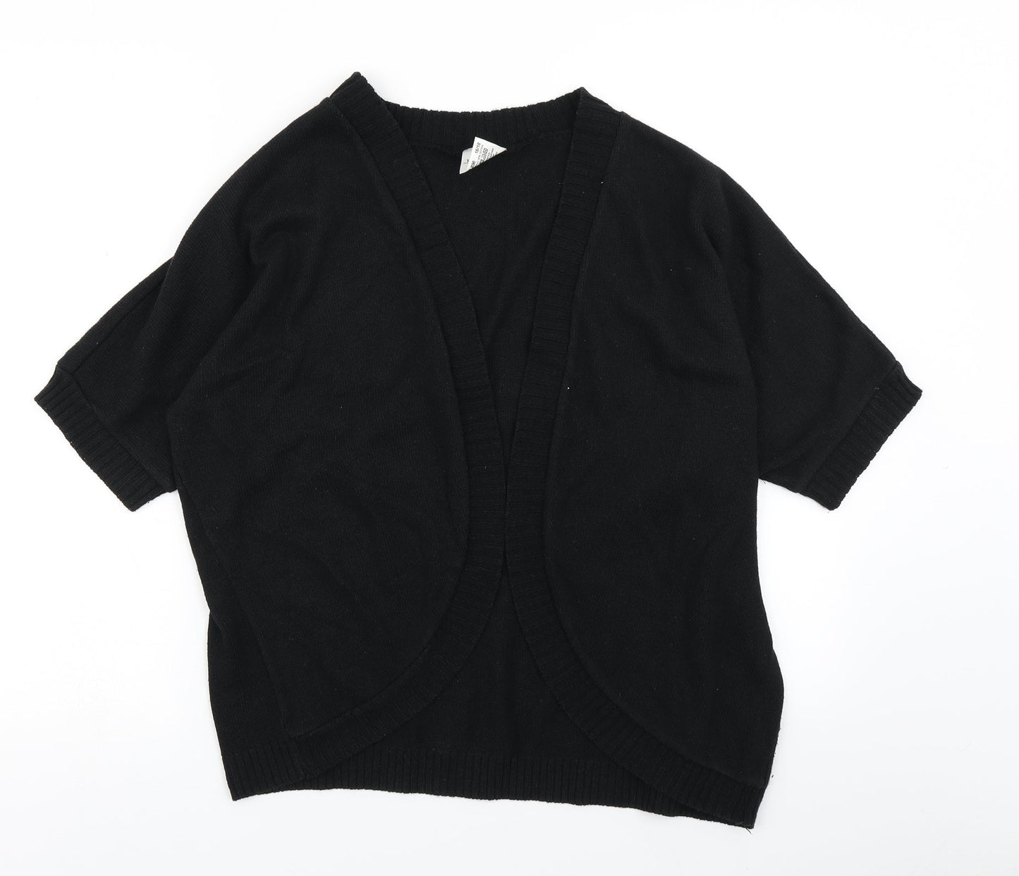Womens UK Size 16 Being Casual Black Cardigan Jumper
