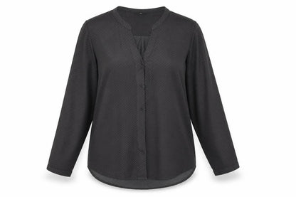 Womens UK Size 12 H&M Grey Basic Blouse