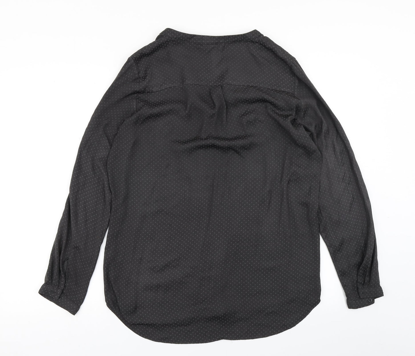 Womens UK Size 12 H&M Grey Basic Blouse
