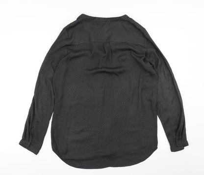 Womens UK Size 12 H&M Grey Basic Blouse