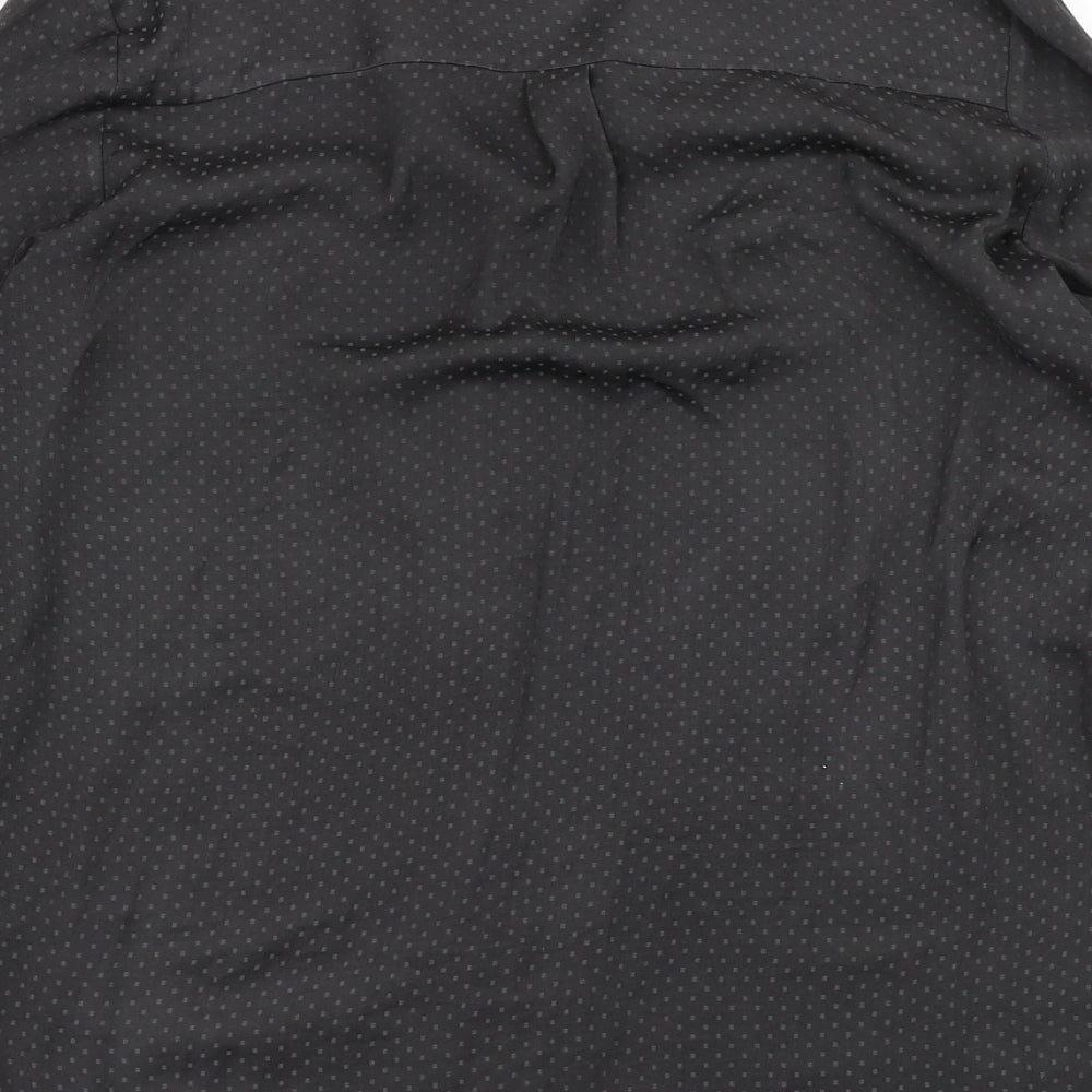 Womens UK Size 12 H&M Grey Basic Blouse