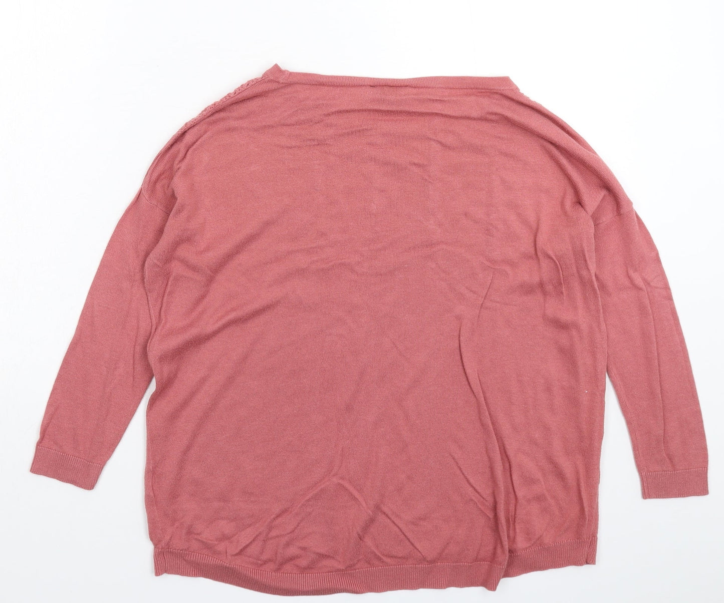 Womens UK Size 10 Warehouse Pink Pullover Jumper