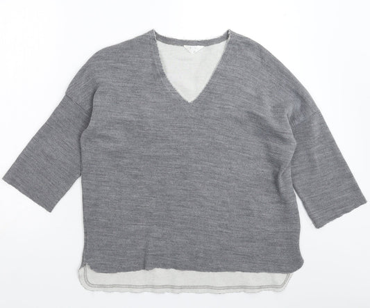 Womens UK Size M Zara Grey Pullover Jumper