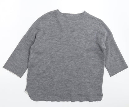 Womens UK Size M Zara Grey Pullover Jumper