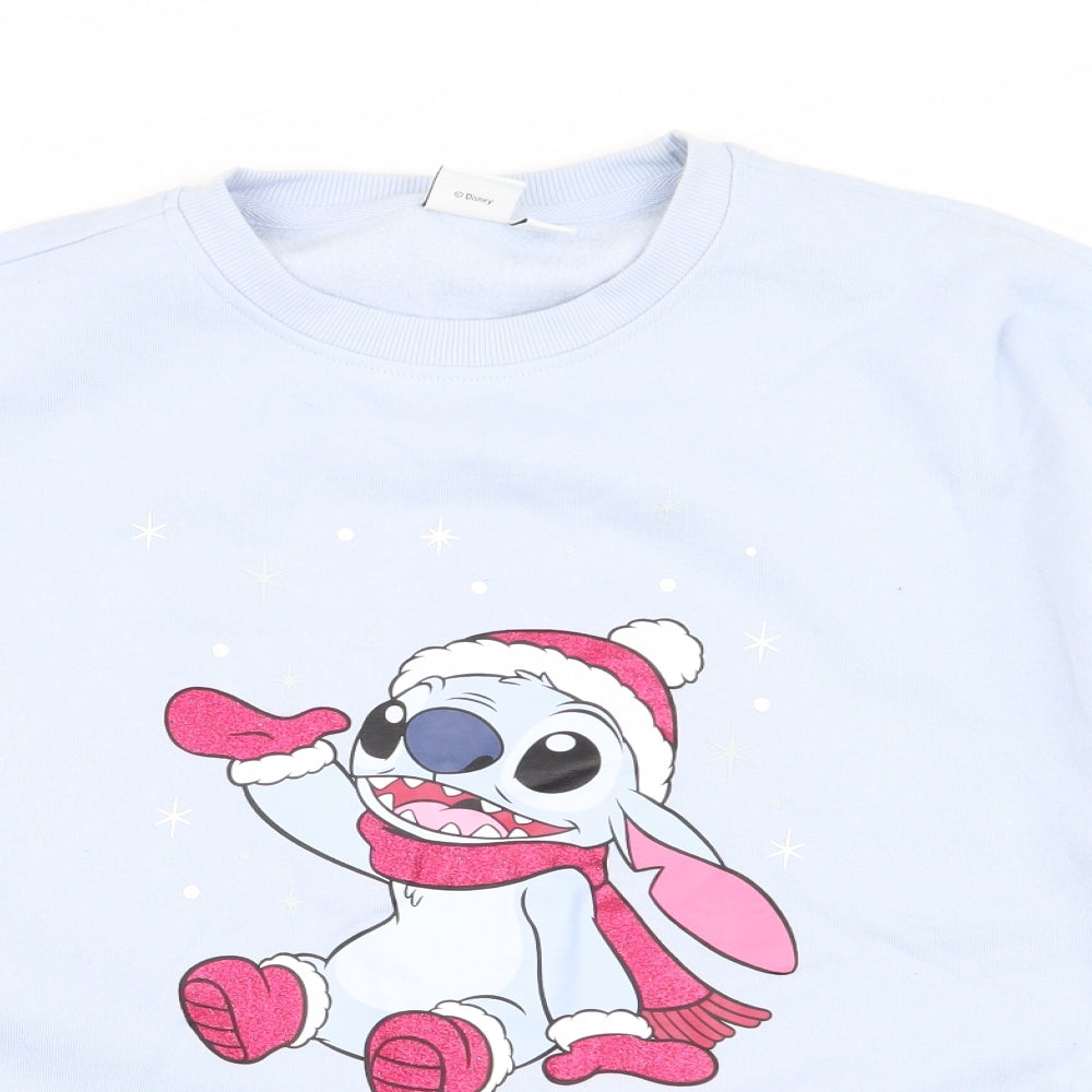 Primark Womens Blue Animal Print  Pullover Jumper Size 12