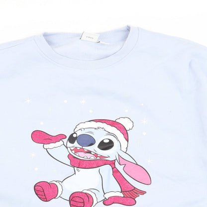 Primark Womens Blue Animal Print  Pullover Jumper Size 12