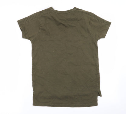 Primark Boys Green   Basic T-Shirt Size 10-11 Years