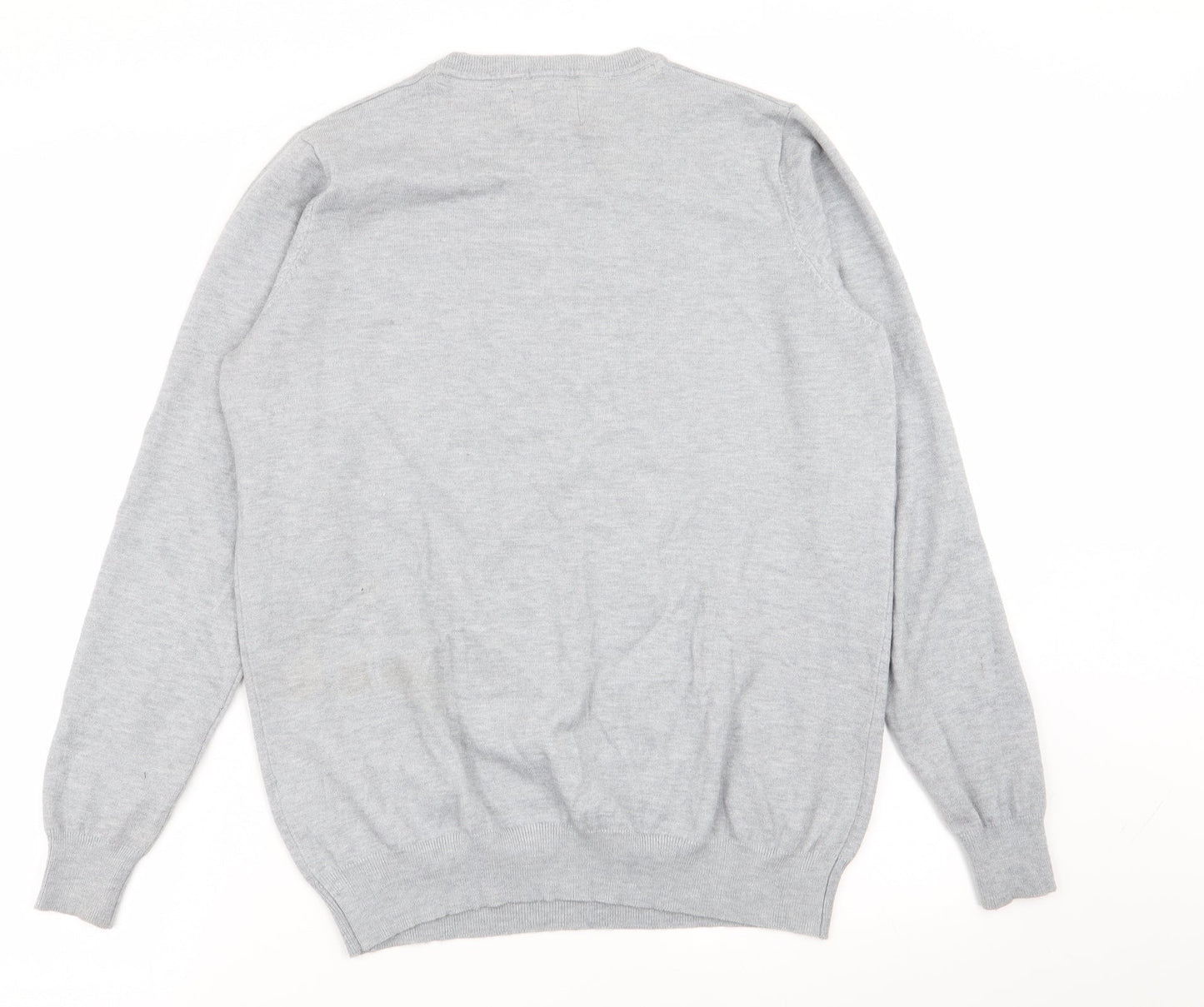 Womens UK Size M Papaya Grey Pullover Jumper