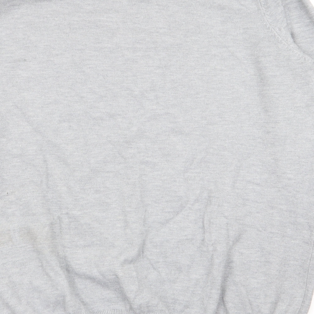 Womens UK Size M Papaya Grey Pullover Jumper